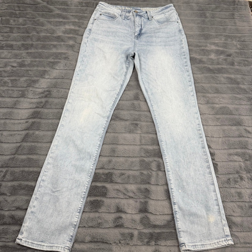 Laurie Felt Silky 5 Pocket Easy Skinny Jeans Light Wash Vital Stretch MT